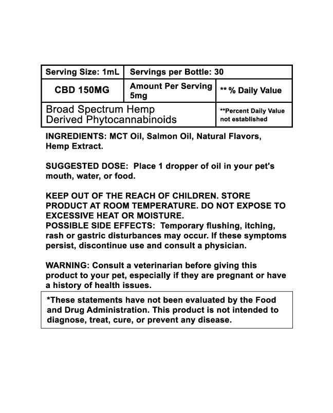 lg bs 150mg salmon tincture table zoom