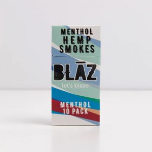 Blaz Premium Menthol Hemp Smokes