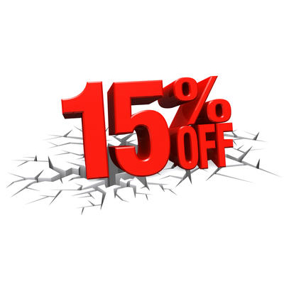15 off