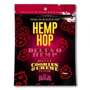 Cookies & Creme Rozay Hemp Hop Delta 8 by Rick Ross